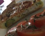 Une image de l'étape 6 de Quiche au choux de Bruxelles et médaillons de poulet.