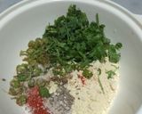 A picture of step 3 of Sattu ke parathe.