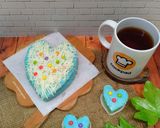Foto langkah ke 7 dari resep Bolu kukus ombre love in blue.