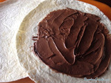 Receta de Pizza de Nutella y plátano