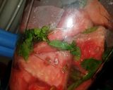 A picture of step 2 of Watermelon juice.