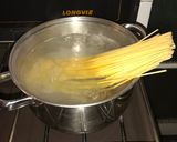 Foto del paso 7 de la receta: Mis spaghetti alle vongole. Para mi mamá