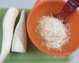 Hình bước làm 8 của món Bánh sắn lạc nóng hối vừa ăn vừa thổi.