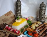 A picture of step 6 of Persian Chelow-kebab.