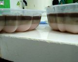 Foto langkah ke 4 dari resep Pudding marie 3 lapis.