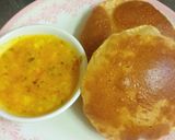 A picture of step 3 of Poori.