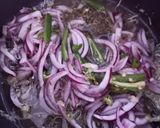 A picture of step 4 of Lamb curry.
