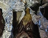 A picture of step 2 of Baba ganoush.