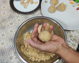 A picture of step 8 of SOOJI KHOYA MODAK...