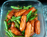 Foto langkah ke 3 dari resep Tumis sosis buncis super ala kadarnya.