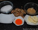 A picture of step 22 of Persian honey-saffron walnuts brittle(سوهان عسلی گردویی).