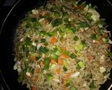 A picture of step 4 of Egg Fried Rice.