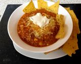 A picture of step 6 of My Minced Pork Taco Soup 😃.