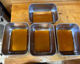 A picture of step 1 of Banana Flan.