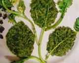 A picture of step 3 of Sarso Saag Bharta (Mustard Leaf Bharta).
