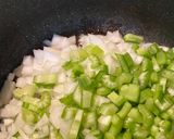 A picture of step 2 of Jambalaya.