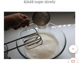 A picture of step 1 of Sponge cake.