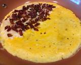 Omelette with Crispy Bacon, Vegetables and Mozzarella Cheese recipe step 6 photo