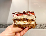 Foto del paso 21 de la receta: Tarta cremosa de chocolate y fresas, “sin gluten”