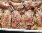 Foto del paso 7 de la receta: Alitas de pollo al horno con verduras y salsa Barbacoa🍗