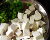 A picture of step 1 of Jhatpat paneer majedar.