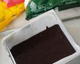 Foto langkah ke 4 dari resep Brownies Ketan Batik 2 Telur - Versi Panggang.