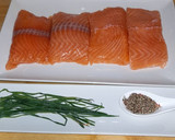 Foto del paso 1 de la receta: Carpaccio de salmón (Sin sal)