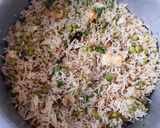 A picture of step 12 of Shahi Matar Paneer Pulao.