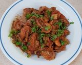 A picture of step 8 of Coastal masala prawn.