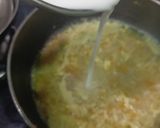 A picture of step 3 of Egg Drop Lemon Coriander Soup.