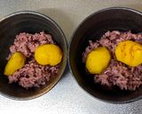 A picture of step 4 of Japanese Easy Chestnut Rice 簡単栗おこわ.