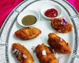 A picture of step 12 of Paneer pattice.