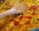 A picture of step 6 of Nigerian Breakfast Scrambled Wara (tofu) in Obe-Ata w/ Plantain.