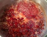 A picture of step 1 of Sour cherry jam.