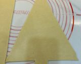 Hình bước làm 1 của món Bánh Cây Thông Noel Nutella
