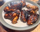 A picture of step 4 of Pomegranate molasses chicken wings (Air-fryer).