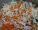 A picture of step 4 of Cabbage carrot thoran/ kerala style.