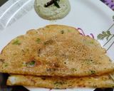 A picture of step 3 of Instant Onion Rava Dosa.