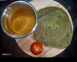 கிரீன் சப்பாத்தி (Green chappathi recipe in tamil) ரெசிபி ஸ்டேப் 3 புகைப்படம்