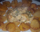Foto del paso 5 de la receta: Pechugas al verdeo