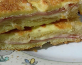 Foto del paso 10 de la receta: Tostado rústico de jamón y queso