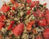 Une image de l'étape 8 de Salade quinoa lentilles.