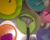 Foto langkah ke 6 dari resep Rainbow Bread Pudding.