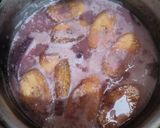 Foto langkah ke 4 dari resep Kolak Ubi Ungu Pisang Tanduk.