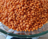 Foto del paso 1 de la receta: Pan de lentejas coral, turcas, rojas, naranja o como las conozcas 🧡 pan proteico sin gluten