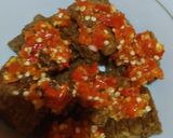 Foto langkah ke 4 dari resep Tempe Penyet Sambal Bawang.