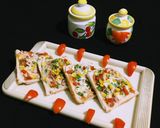A picture of step 6 of Capsicum and Sweet Corn Toast.
