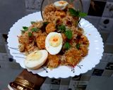 A picture of step 14 of Prawn Dum Biryani.