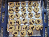 Galletitas chocolate, miel y coco
