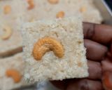 A picture of step 6 of Fresh coconut burfi.